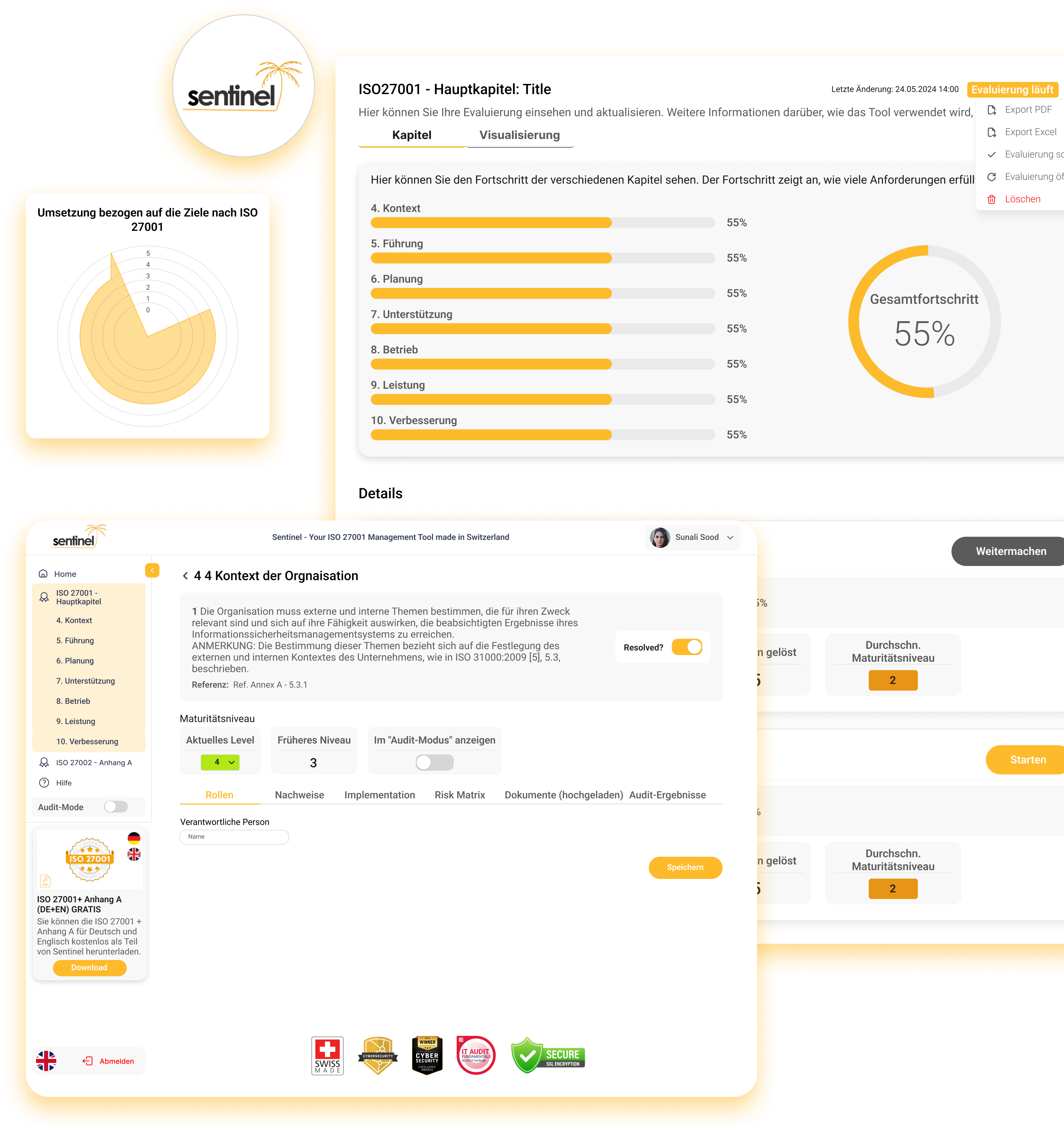 Sentinel - ISO 27001 Software